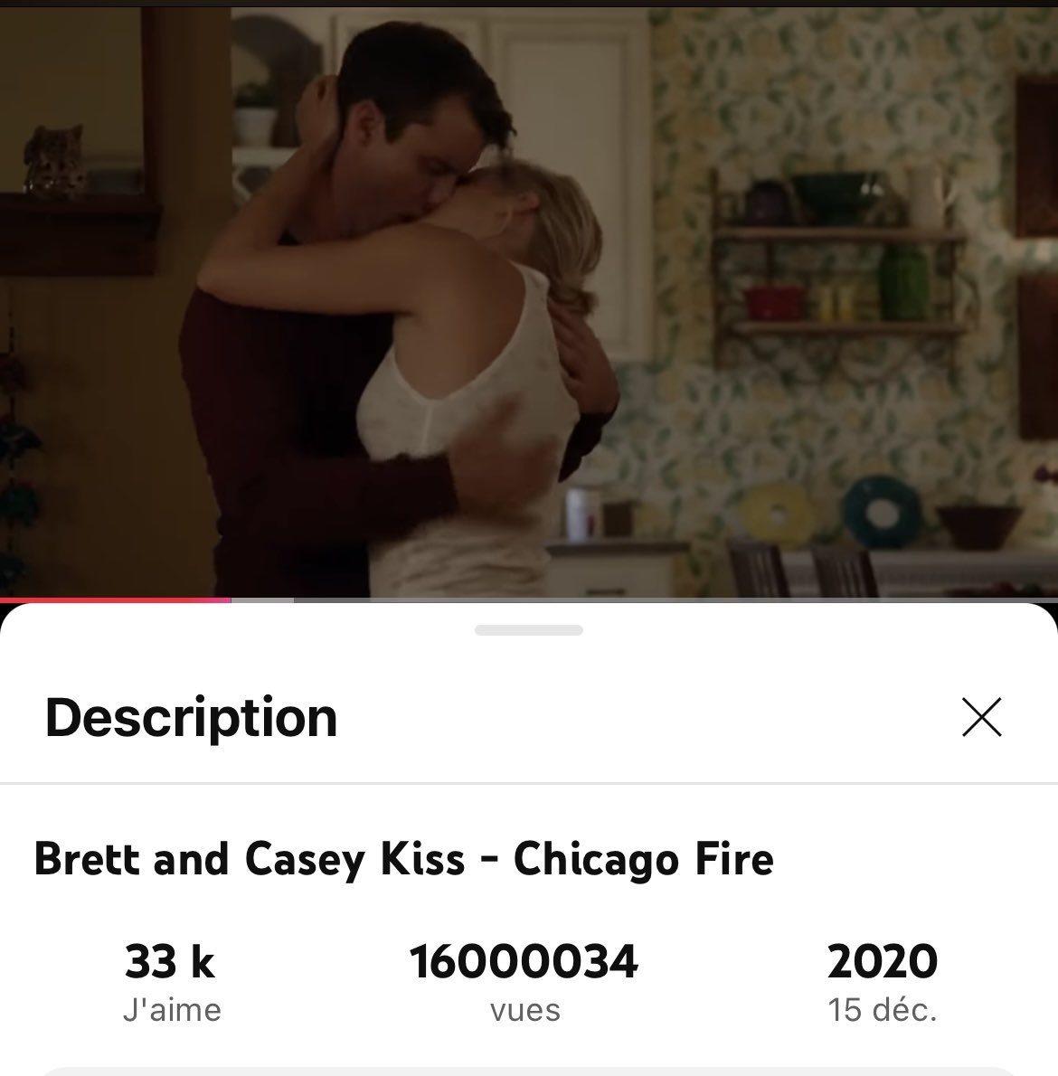 It’s done !!!  16 Millions views for the #Brettsey first kiss video 🙌🏻🥳🙌🏻🥳
Congrats to the best fandom !! 
And less than 3 K views to reach 400k for the Brettsey wedding video ! Don’t forget to watch this one too ❤️