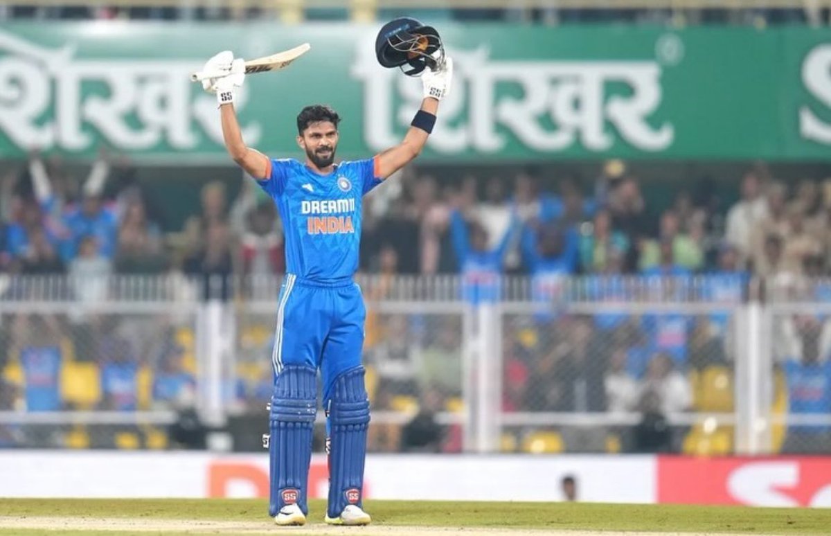 RUTURAJ GAIKWAD SMASHED A HUNDRED AT A STRIKE RATE OF 114.9 IN RANJI TROPHY 🙇👌