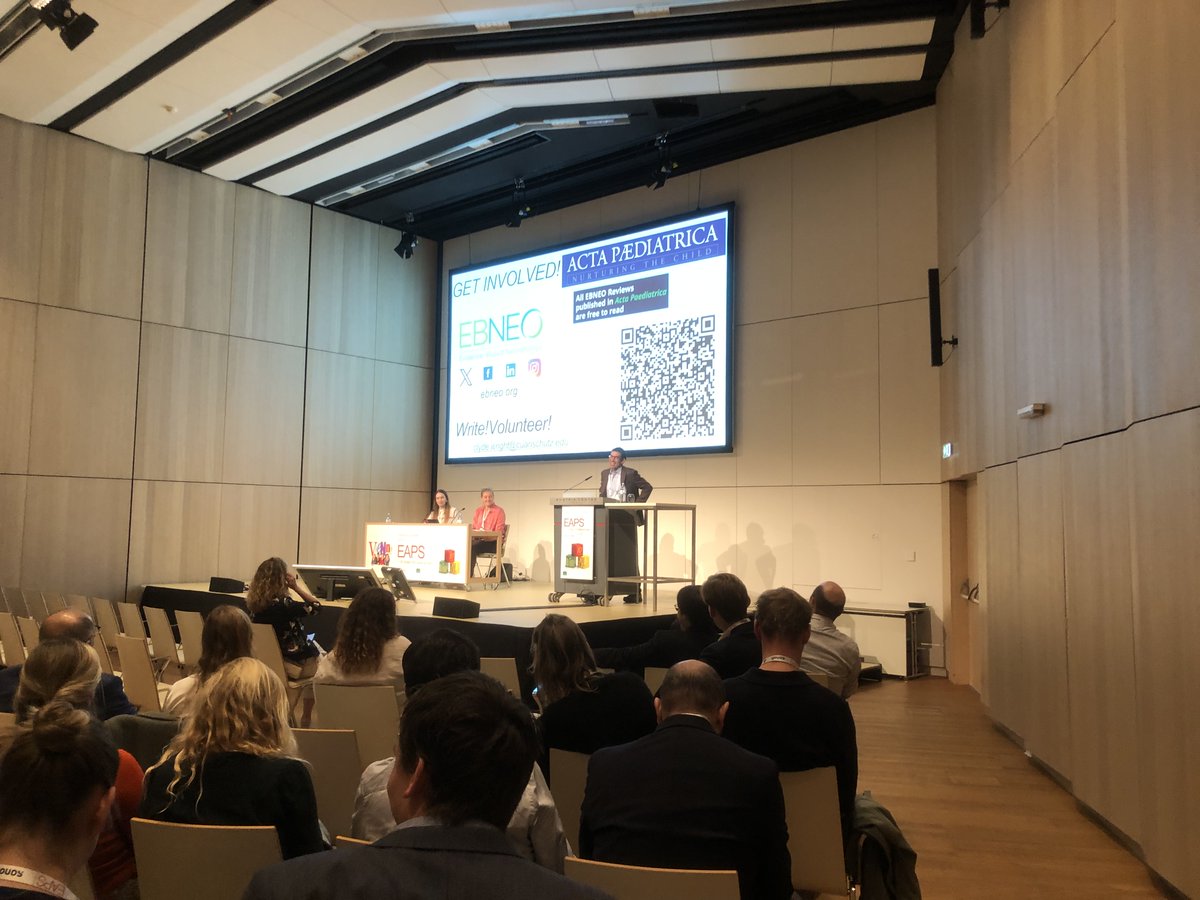 Acta Paediatrica (@actapaediatrica) on Twitter photo Clyde Wright presenting insights of <a href="/EBNEO/">Evidence-Based Neo</a> reviews at
#EAPS2024. All EBNEO commentaries are free to read here:
onlinelibrary.wiley.com/doi/toc/10.111… Clyde Wright presenting insights of <a href="/EBNEO/">Evidence-Based Neo</a> reviews at
#EAPS2024. All EBNEO commentaries are free to read here:
onlinelibrary.wiley.com/doi/toc/10.111…