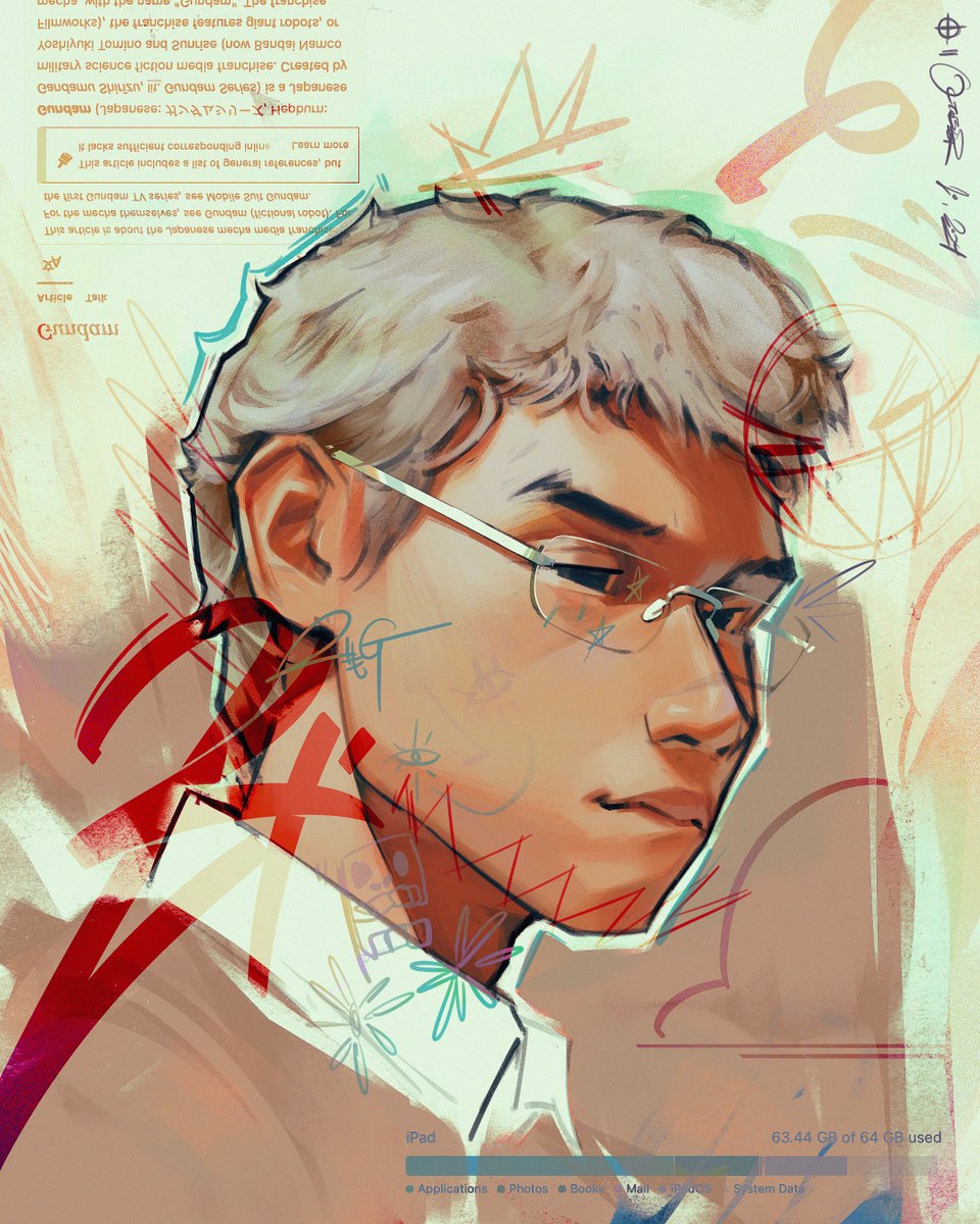 「updated self portrait due to recent char」|ziegfield 🐕💨のイラスト