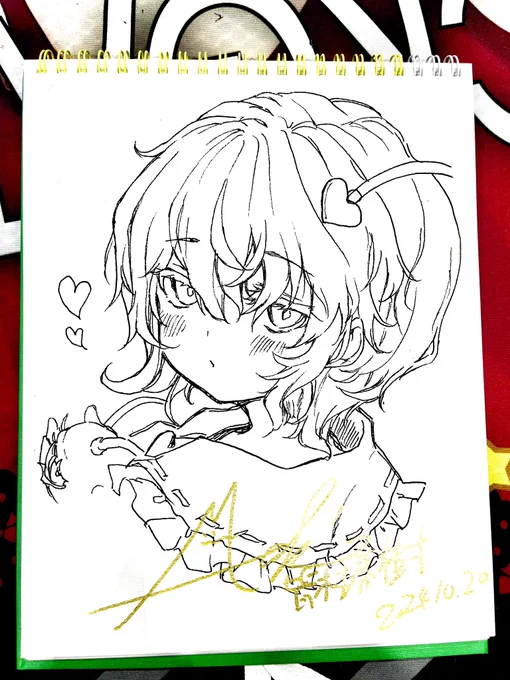今日描いたスケブ③ 