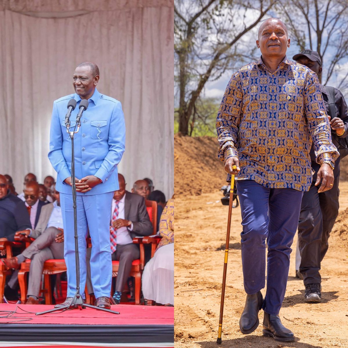 I can guarantee you this duo will turn things around in near future. I can also guarantee that HE the president will listen to <a href="/KindikiKithure/">Kithure Kindiki</a>
There's nothing good as working w/ somebody you believe in
#DeputyPresident
#MashujaaDay2024