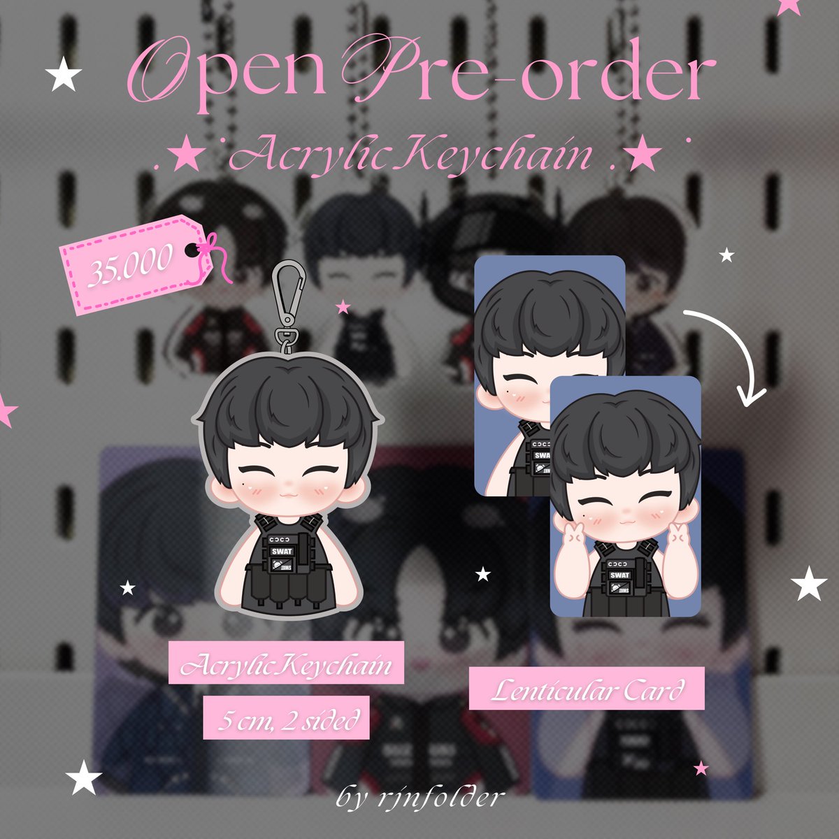 — rts and like are appreciated! ᡣ𐭩

𖥔 𝓞pen 𝓟re-𝓞rder 𝓚eychain 𝓡enjun 𝓙eno ˚⊹˙✧
    ↳ by rjnfolder 🎀

 .𖥔 ݁ date : 21 - 31 October
 .𖥔 ݁ price : 35.OOO
 .𖥔 ݁ more details on gform! 

🔗 : forms.gle/bZga6EYDSqcSux…