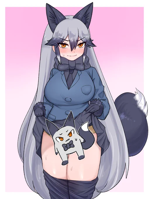 skebよりパンツを見せてくれるギンギツネですリクエストありがとうございました。 