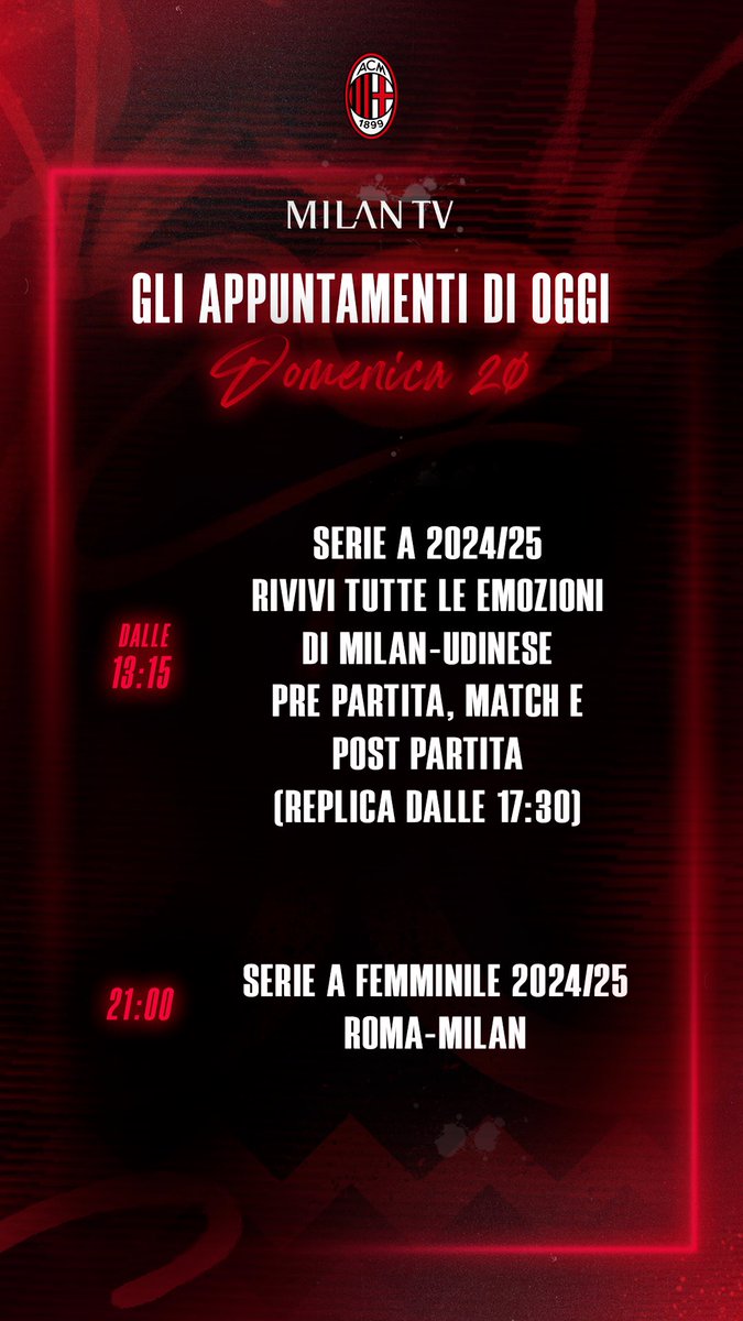 Milan TV tweet media