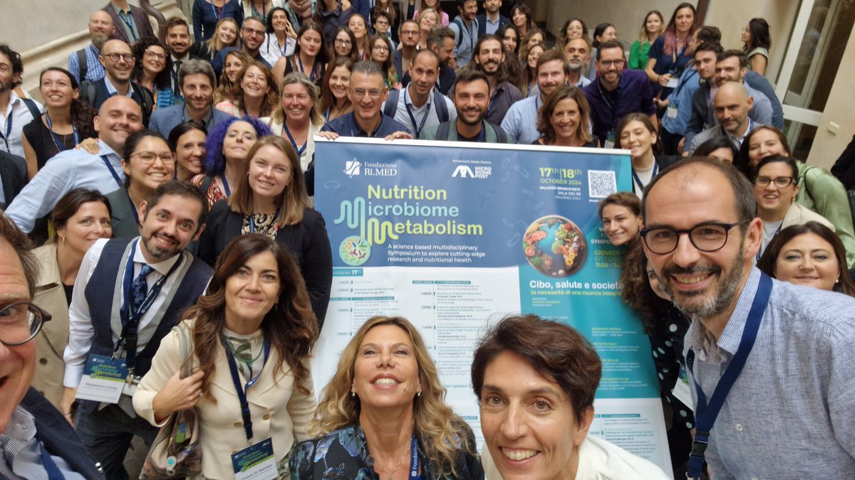 giuliosf's tweet photo. Great inspiring exhilarating #RiMED Symposium Nutrition Microbiome Metabolism @Palermo after amazing correlations/clever experimentations new era of mechanistic insight THANKS to @maria_rescigno @BenoitChassaing @nsegata @Castagner10 @ThaissLab @DrHArmstrong and many more https://t.co/VqoFSVX8cK