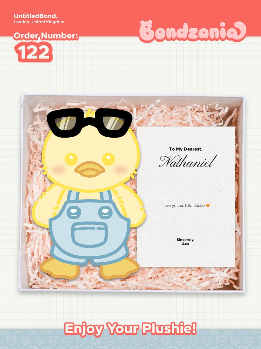 dustluxe's tweet photo. @BONDZANIA Ding dong! We, Bondzania Delivery Service, are pleased to inform that a plushie under the name of @weriizesohee has arrived. May it bring the love that @donghykun has delivered. Thank you for trusting our service. We wish you a cozy like plushie day ahead! 🧸🤍 https://t.co/xA4T0IvCk7