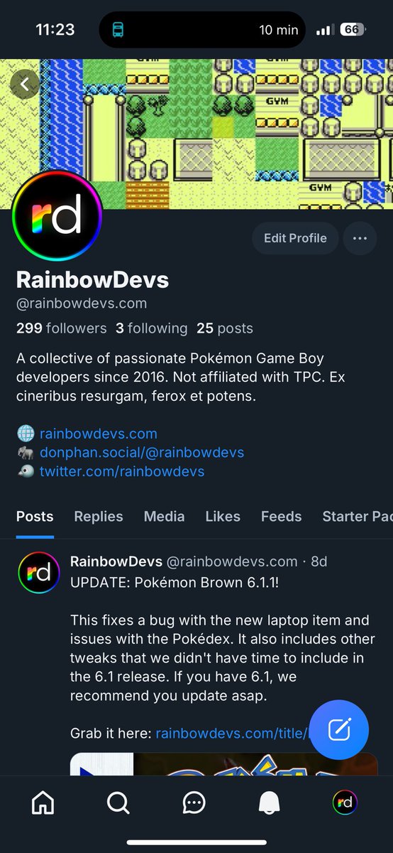 A quick reminder that we are also here as well, if you fancy following us! 🦋