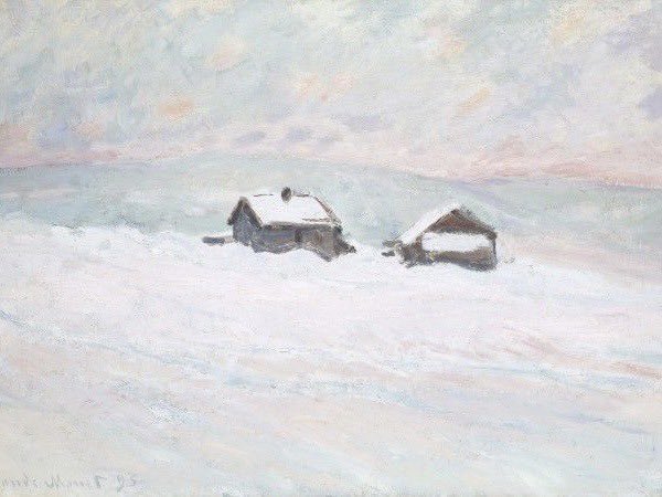 Claude Monet's winter paintings