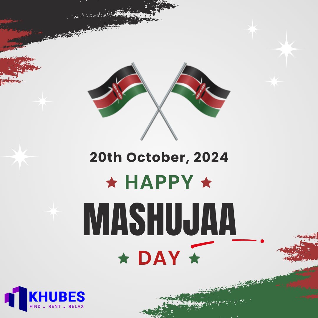 Khubes_ke's tweet photo. Happy Mashujaa Day!

Today, we celebrate the heroes who have shaped our country and the ones who continue to make a difference in their communities every day. 🇰🇪

May this Mashujaa Day inspire you to keep reaching for greatness! 💫

#HappyMashujaaDay #KenyanHeroes #Khubes https://t.co/qy4ufnljcE