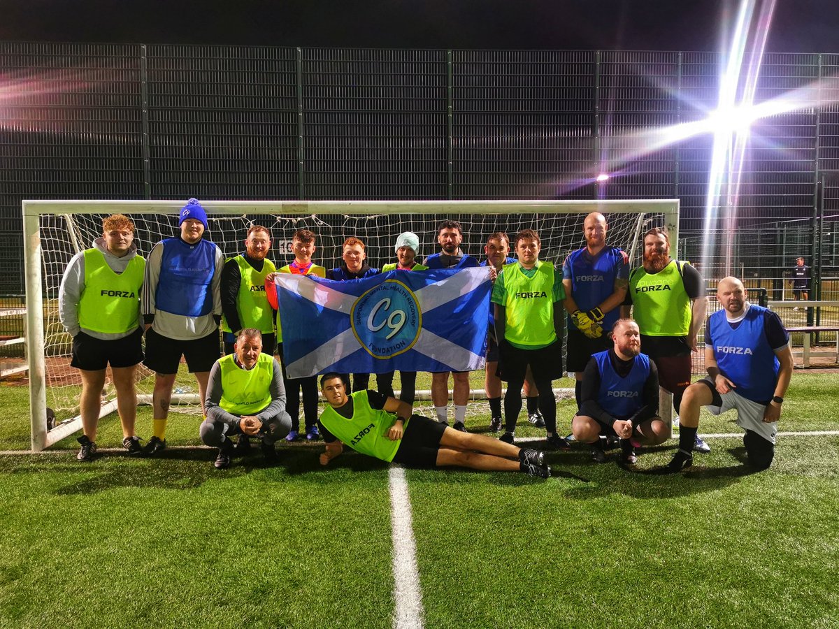 Another great night on Thursday as we played a mixed 8s game ⚽🥅

Our player range was 14 - 61 years old on the pitch, all playing under the <a href="/C9Foundation/">C9 Foundation 💙</a> flag, raising #MentalHealthAwareness 💙💛