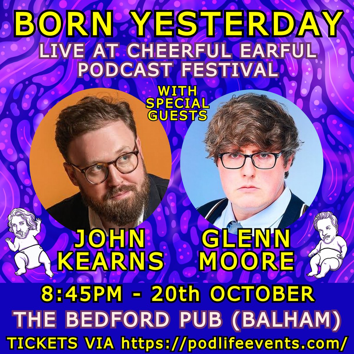 Andy Barr (@somenicefun) on Twitter photo Tonight's the night for Born Yesterday live! If you've not heard the podcast before, it is absolutely not essential - it's a lot of fun and, my god, look at these top tier guests. Limited tickets remaining!
Tickets: podlifeevents.com/event-details/… Tonight's the night for Born Yesterday live! If you've not heard the podcast before, it is absolutely not essential - it's a lot of fun and, my god, look at these top tier guests. Limited tickets remaining!
Tickets: podlifeevents.com/event-details/…