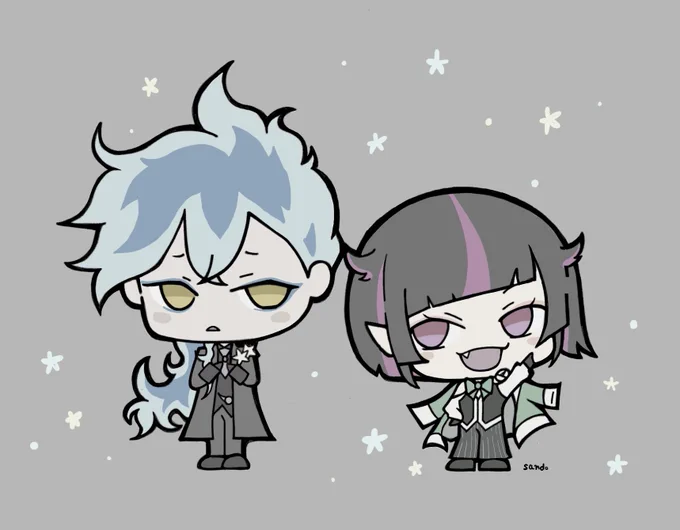 6月から下書き状態だった花婿たち仕上げてきた!#ツイステファンアート #twstファンアート 