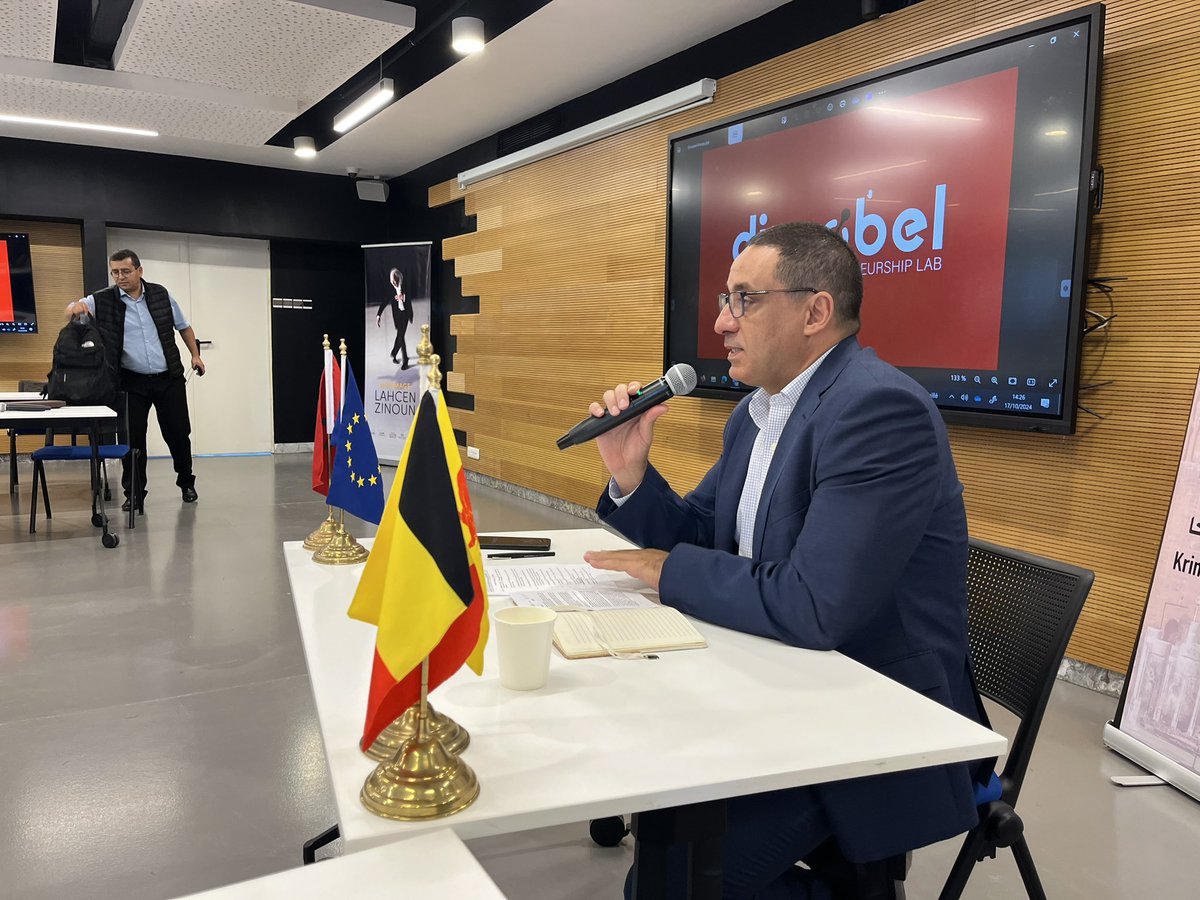 DIMOBEL_60's tweet photo. Retour en images sur la cérémonie de clôture du projet DIMOBEL (Digital Moroccan Belgian Entrepreneurship Lab), jeudi 17 octobre Casablanca @clb_klb @Cedem_ULiege @um1oujda @MerouaneT https://t.co/n7zoRdrDsj