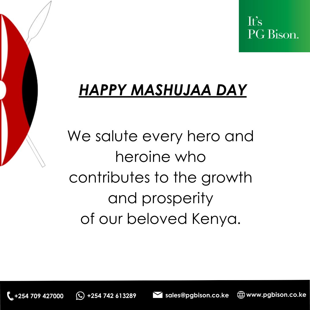 Happy Mashujaa Day! ✨
#MashujaaDay2024