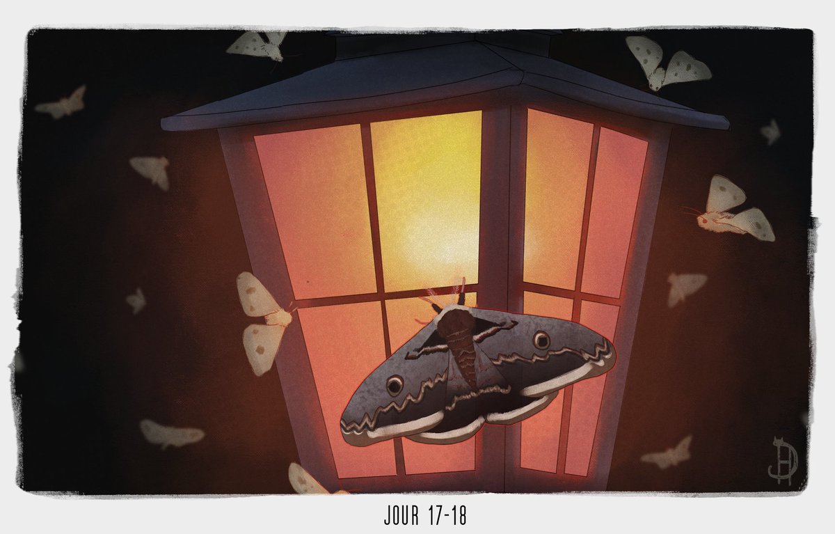 Inktober - Jour 17-18 - MOTH