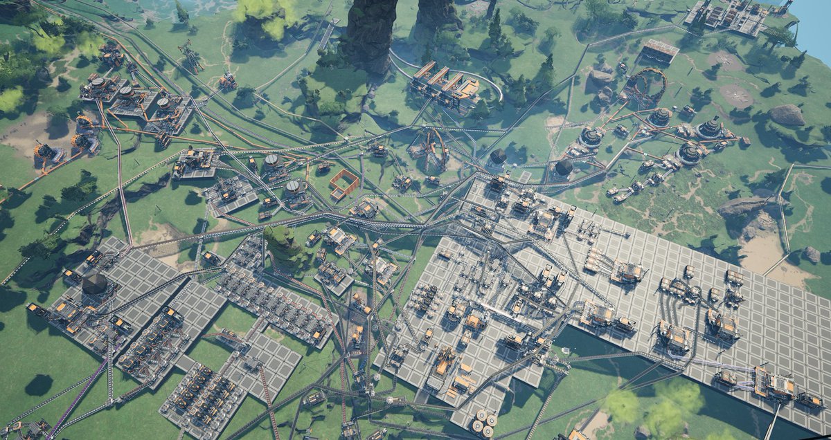 I like my research code how I like my factories... Spaghetti! #satisfactory