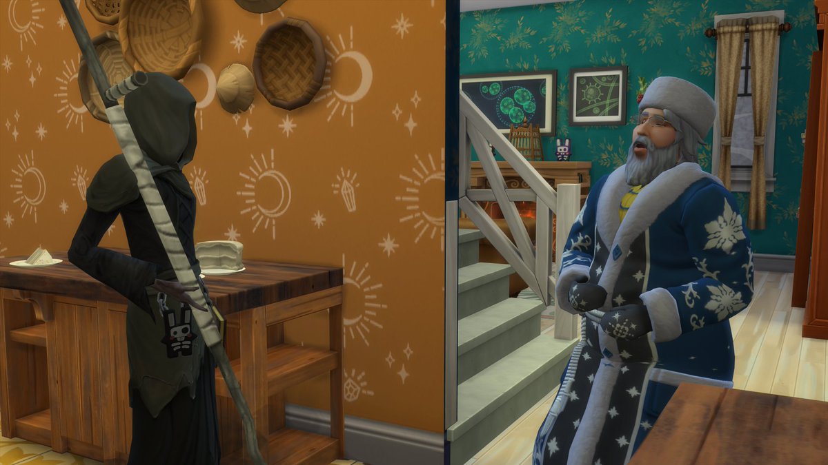 SimAcres's tweet photo. Nothing like the holidays to bring everyone together! #TheSims4 #Simmer4Life #TheSims4LifeAndDeath https://t.co/qJUdDmBLWB