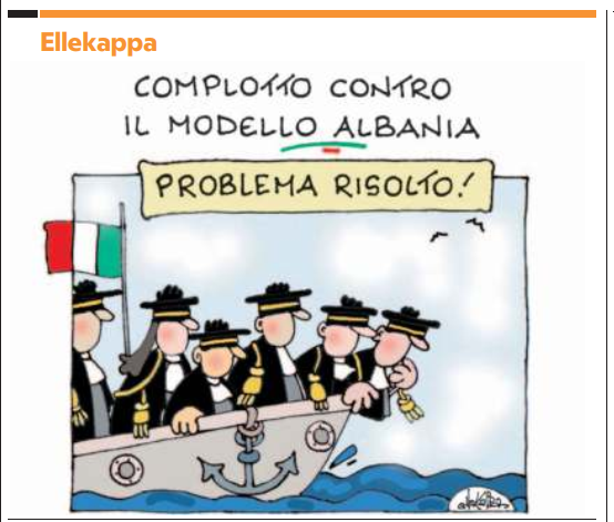La separazione dei poteri.
(Da La Repubblica)