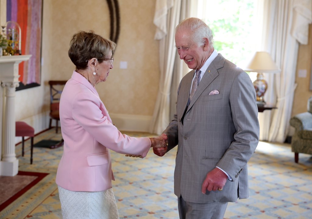 🤝 At Admiralty House, The King has met the Governor-General of the Commonwealth of Australia, Sam Mostyn, and the Governor of New South Wales, Margaret Beazley.