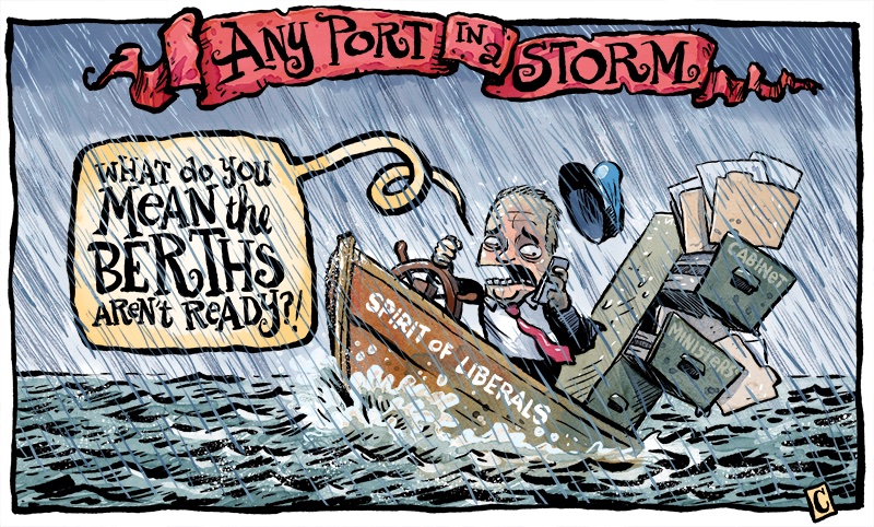 Monday's <a href="/themercurycomau/">Mercury</a> cartoon: That Sinking Feeling