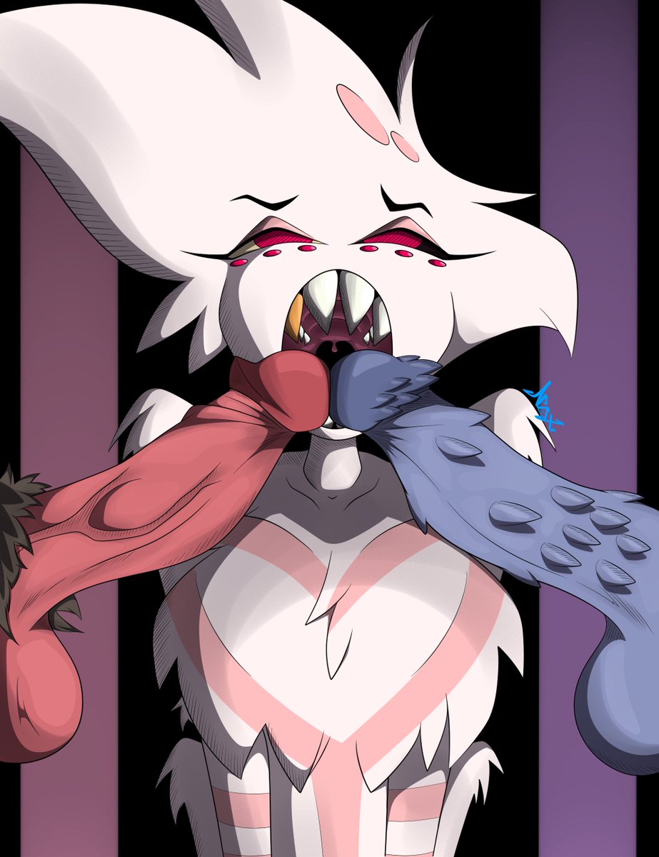 Noxoic's tweet photo. Double Trouble

#HazbinHotel https://t.co/vJ7Uh5pH8Z