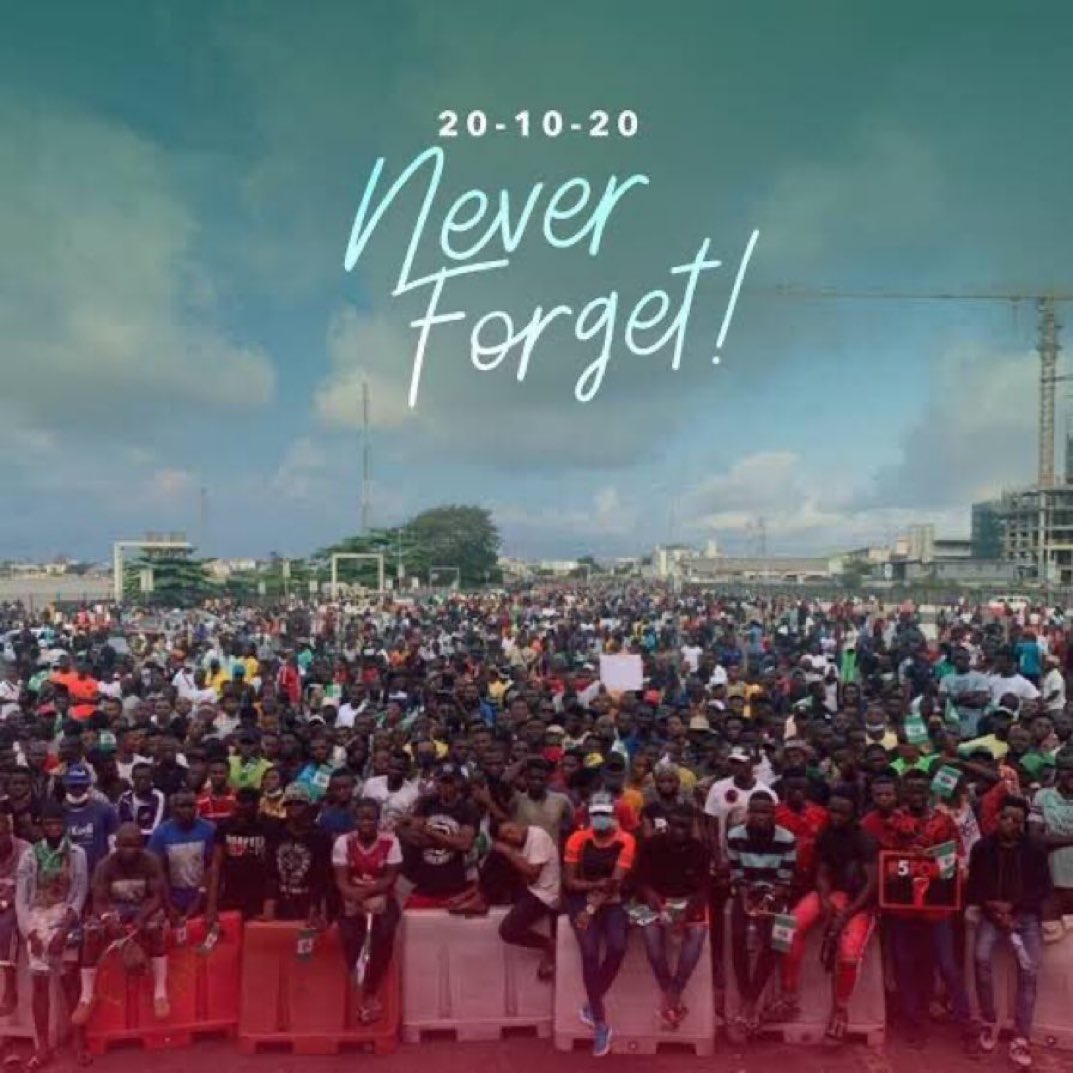 Tunnykvng's tweet photo. 20th October, 2020.

It’s been 4 years already! May the souls of the departed continue to rest in peace… 🕊️ https://t.co/TrISt3Mihe