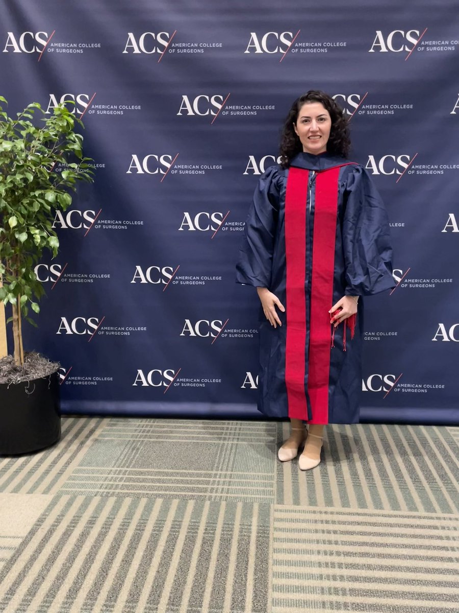 esinkplan's tweet photo. I am happy and proud to be a fellow of the ACS. I would like to express my endless gratitude to ACS for this beautiful ceremony. I would also like to thank my mentors @FezaRemziMD , @SezaiLeventoglu and my dear friend @aysegizemunal , who are my references. #ACS #FACS #ACSCC2024 https://t.co/7riFcv7JAU