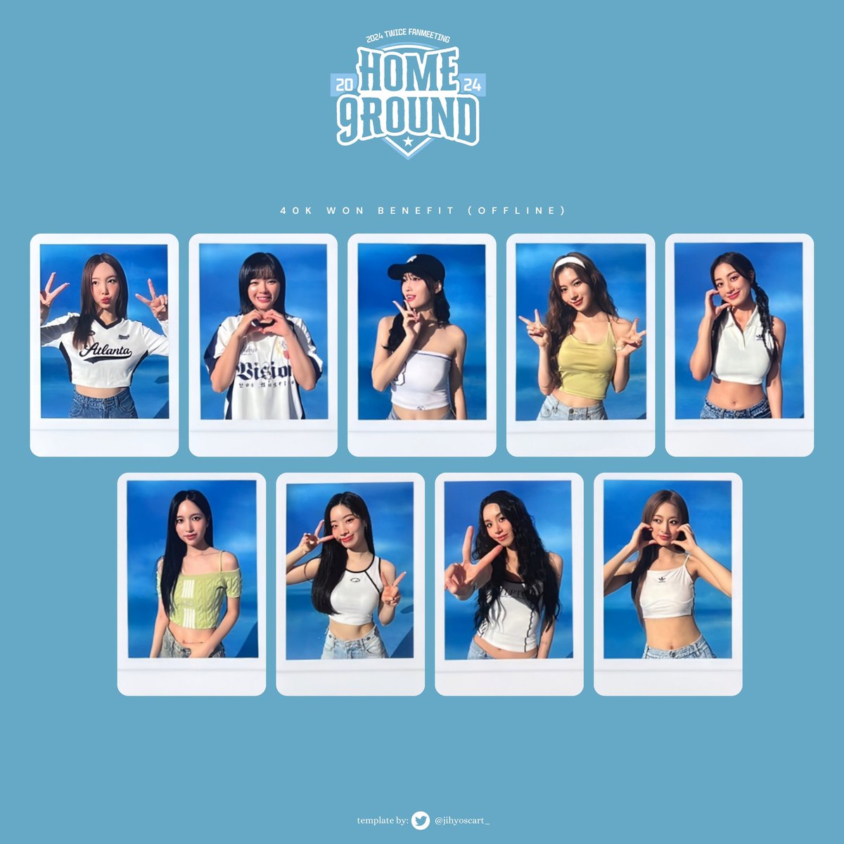 TWICE 9TH ANNIVERSARY FANMEETING [HOME 9ROUND ⚾]: POP-UP MERCH