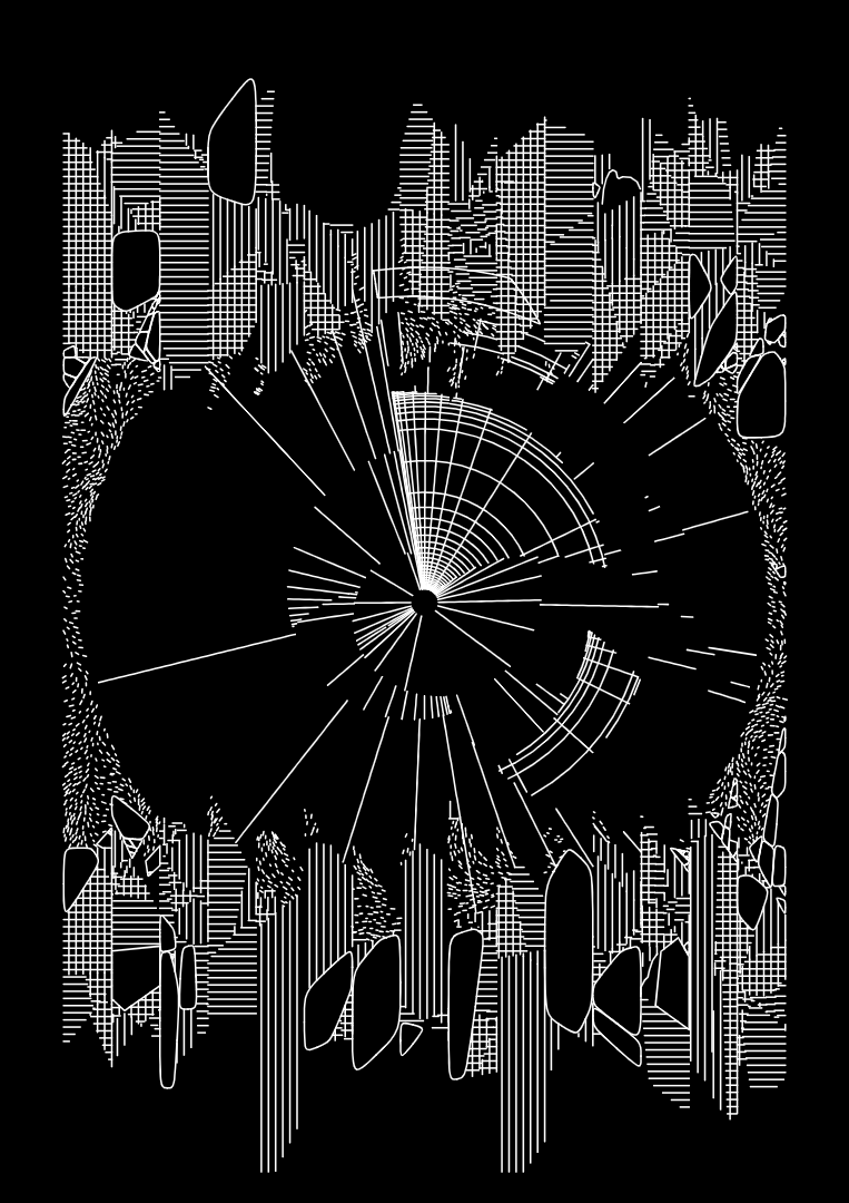 serendipityarty's tweet image. If you had to choose : the physical or the print ? The plotter or the tokenized file ?
Here, Orbe #1139 by Julien Gachadoat @v3ga