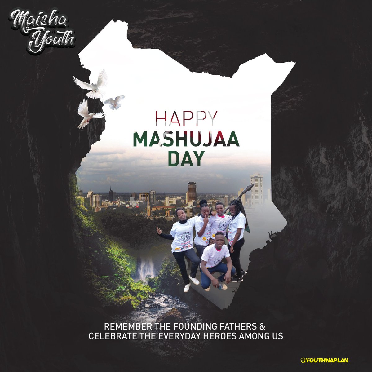 maisha_youth1's tweet photo. Happy Mashujaa Day 🇰🇪
As we honor our nation's heroes, we remain committed to empowering young people through health and socio-economic development.
#YouthNaPlan #MaishaYouth #mashujaaday2024 https://t.co/7RB6GEzZAn