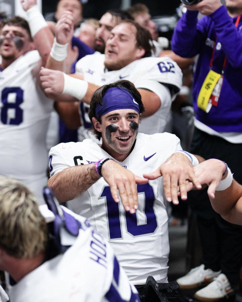 TCUFootball's tweet photo. walk in yo trap and take over yo trap‼️ https://t.co/XZ5H4QoyaI