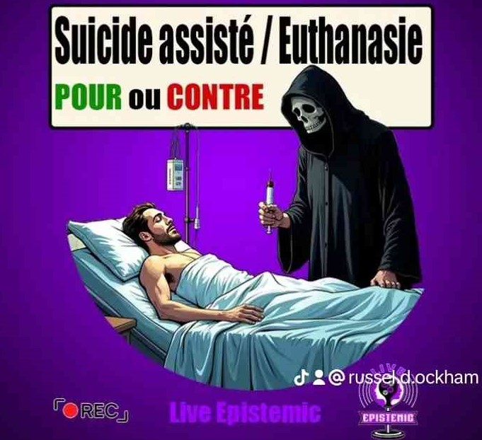 progx's tweet photo. Suicide assisté / euthanasie : êtes-vous pour ou contre ?

C'est dim. 20 octobre à 16h chez Russel (TikTok) en live : 
https://t.co/y2tkkUXfrB

Les entretiens épistémiques sont des échanges conviviaux, collaboratifs et exploratoires sur les mécanismes fondateurs de nos opinions. https://t.co/mxpM06MdyW