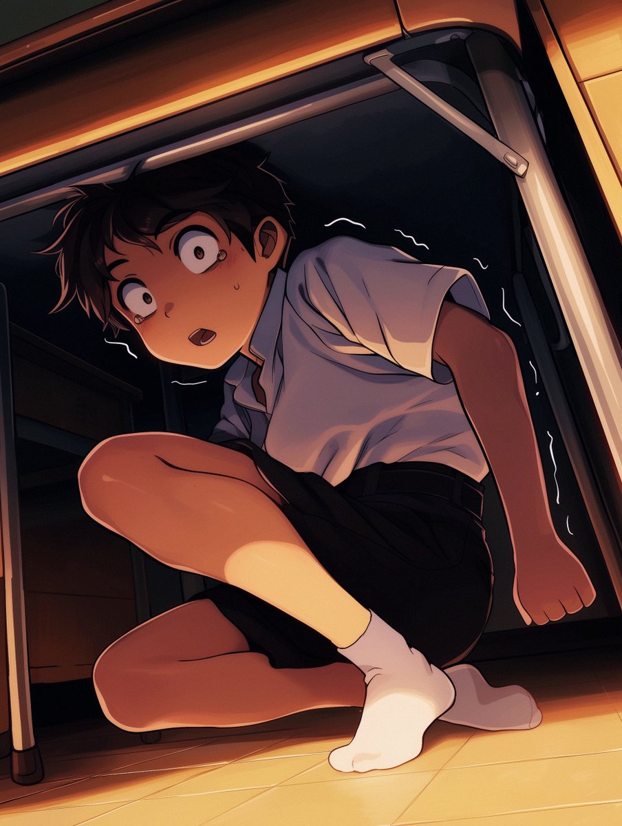 please... don't! go back... please!

#AIart #AIイラスト #ショタ #AIショタ部 #nijijourneyv6 #shota #halloween2024 #halloween