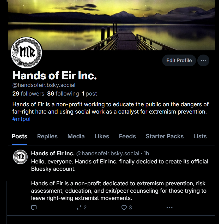 Hands of Eir Inc. has finally created an official Hands of Eir Bluesky account. 

bsky.app/profile/handso…