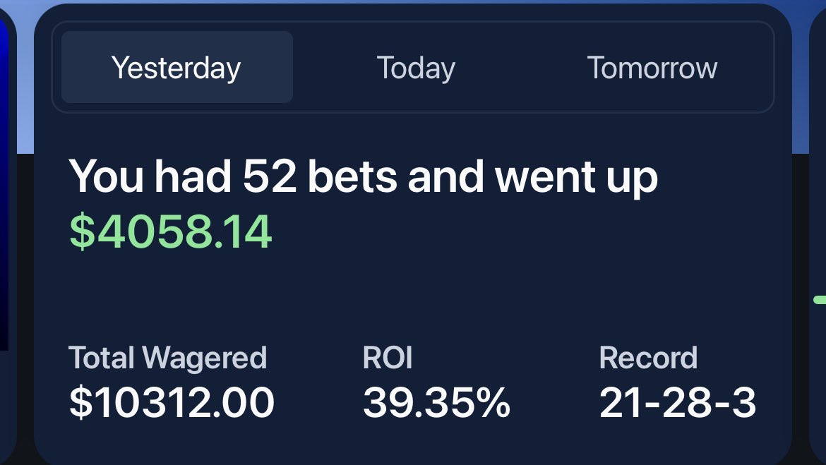 BlitzBetzEV's tweet image. PRIZEPICKS + FLIFF INFINITE MONEY GLITCH 💎

$4,058 in one day, doesn’t get much better than that 🤷‍♂️

I send out every single one of my plays in premium 😈

DM me “🏈” and I’ll hook you up with 30% off 🤝

👉 whop.com/blitz-betz 👈

#fliff #prizepicks #cfb #nfl #correlation