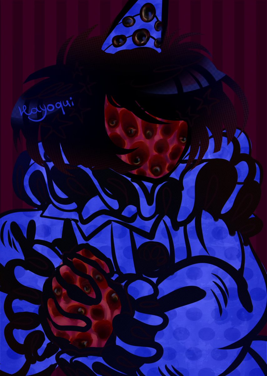 hayoqui's tweet photo. hi
#Oc #clown #trypophobia #eyes https://t.co/vgB3pC5hVC