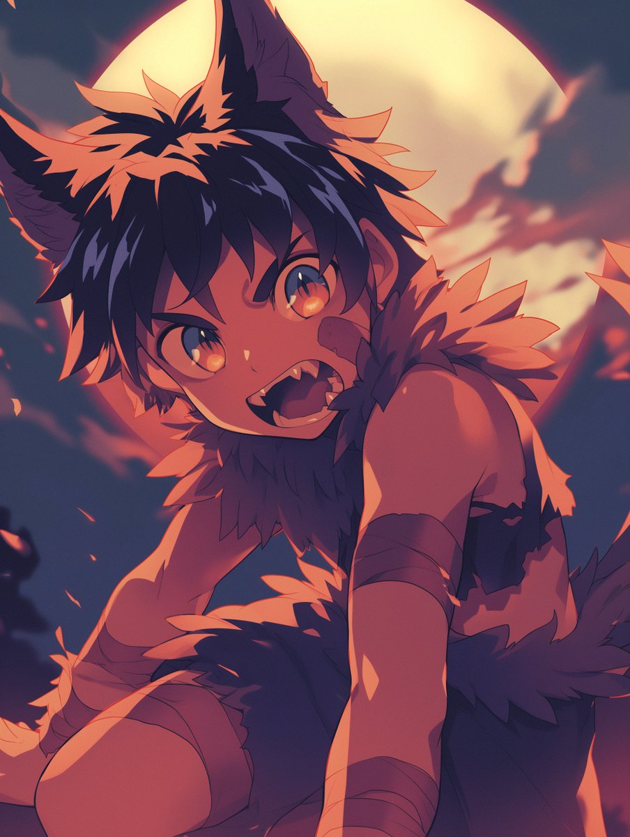 rrgh... i'm stronger now! who's next?!

#AIart #AIイラスト #ショタ #AIショタ部 #nijijourneyv6 #shota #halloween2024 #halloween