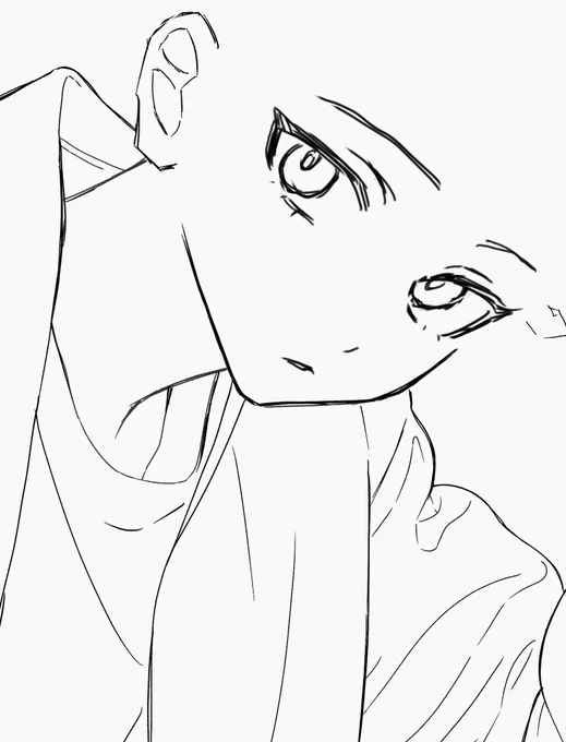 顔を永遠に描き直してる... 
