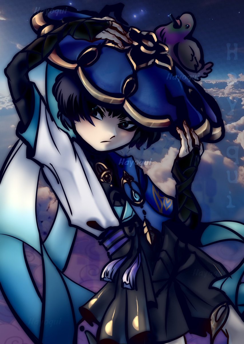 hayoqui's tweet photo. #Genshinlmpact #wanderer #scaramouche https://t.co/o0ojmBmfCI