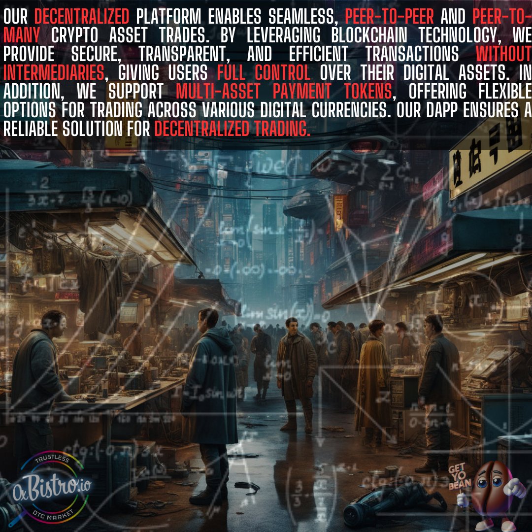 Bistro trading platform launching anyday! <a href="/0xBISTROio/">Bistro OTC</a> 

P2P | P2M - 
Every trade is (Peer to Peer and Peer to Many)

- Privacy by default! 🧙‍♂️🤝🪄 #PulseChain 

No offer is too big, anyone can nibble at large orders!