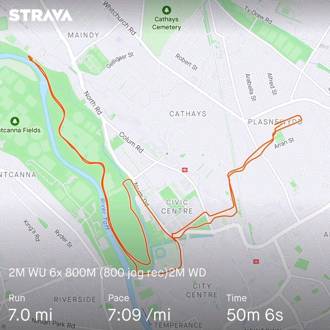 ChrisOxley5's tweet photo. Smashed out this session straight after work on tired legs from Thurs session things are beginning to click Check out my activity on Strava: https://t.co/dHM3ay3exZ https://t.co/u5xgJwNerp