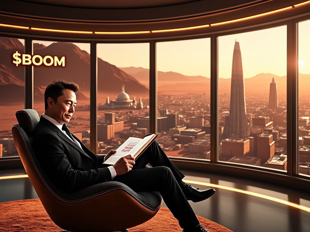bully_unknown's tweet photo. @cryptogems555 $BOOM @BookMusk  will be unstoppable too! We all know @elonmusk will be all over the internet! 
#Bookofmusk all the lore is in there! 
To the moon! To #MARS !! 
#eth #btc #meme #memeecoin https://t.co/klzVrRdJPG