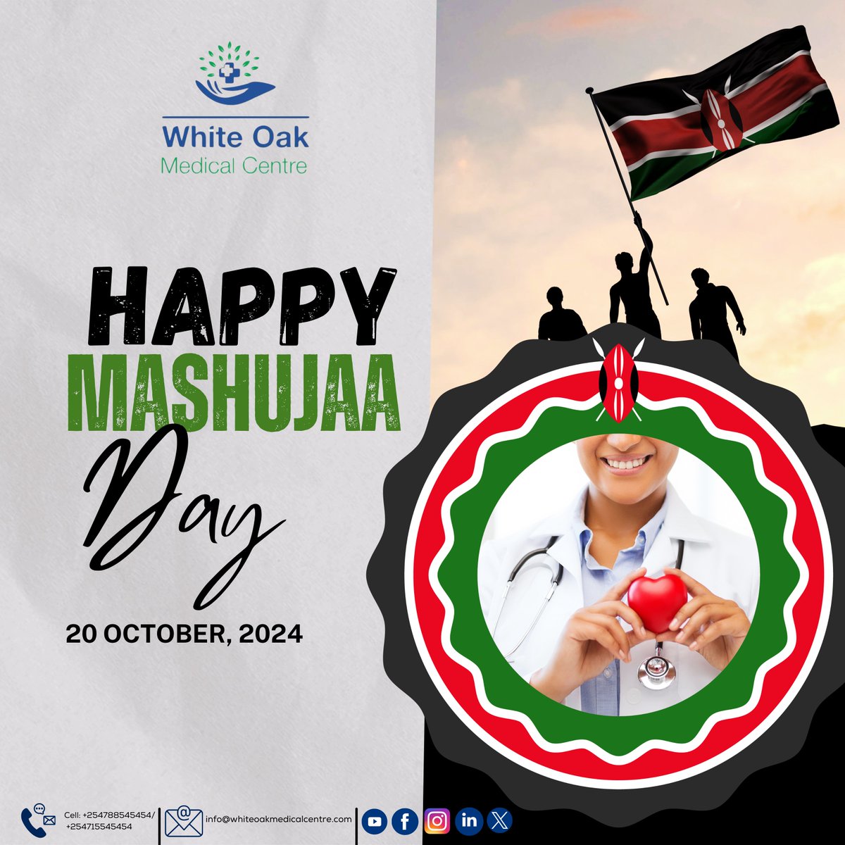 whiteoak2020's tweet photo. Wishing all Kenyans a happy #MashujaaDay  as we celebrate Kenya's greats!

#MashujaaDay2024 https://t.co/iiGXzsfCmU