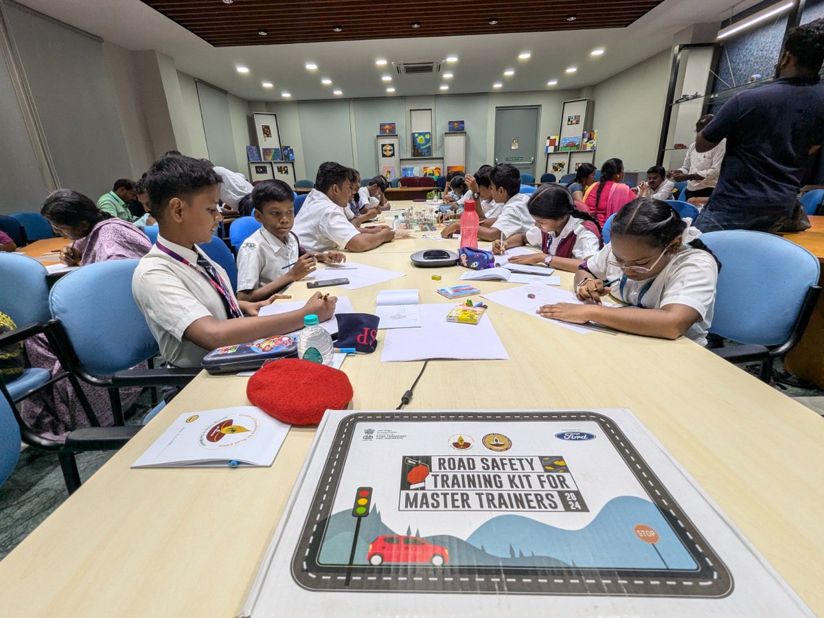 CoERS_IITM's tweet photo. Building a Generation of Road Safety Influencers: CoERS Conducts A Capacity Building Workshop For Master Trainers from Schools
Thank you Shri Ram Raj Meena, Deputy Secretary, Road Safety Cell from the MoRTH, for gracing the occasion.
@VBChennai
#CoERS #capacitybuildingworkshop https://t.co/5svPAuMaNX