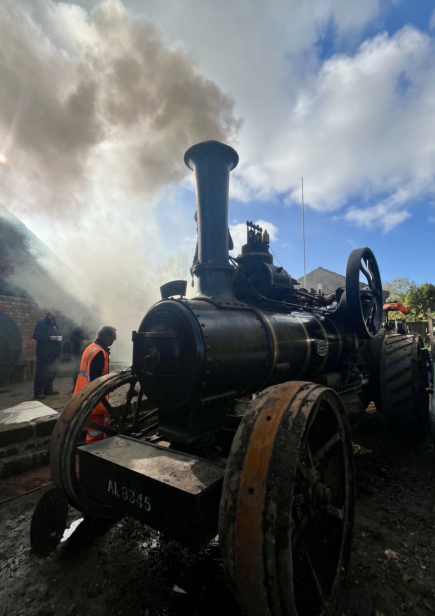 stevedyson's tweet image. I came across this unusual steam engine clanking away at Middleton Top during a walk in the Peaks yesterday.