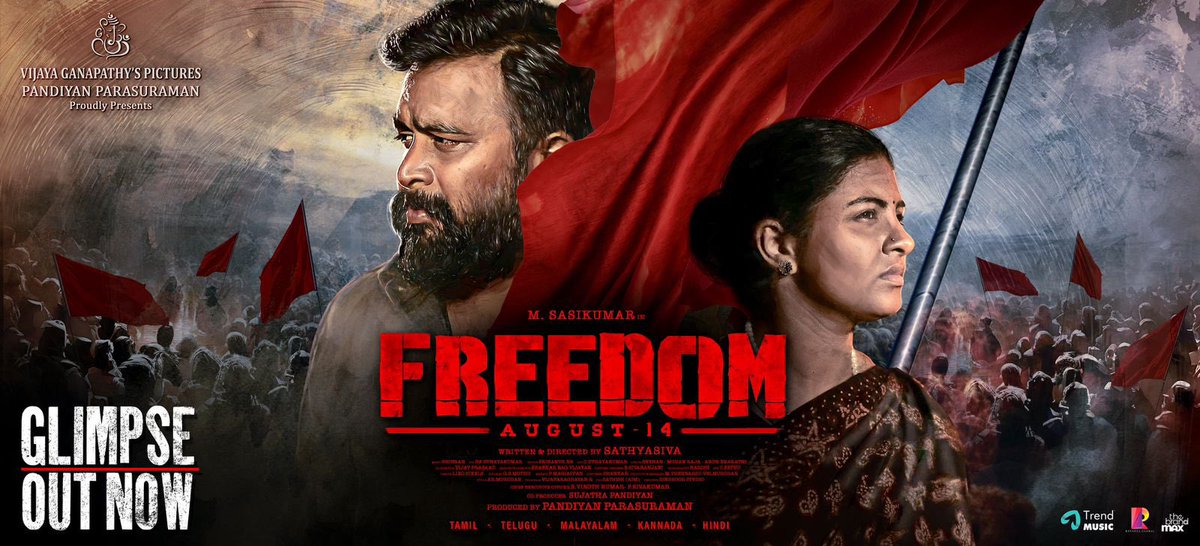 Cine_mazhaii's tweet image. #glimpse of  🖤💥
#Freedom 🔥
@SasikumarDir
#Directed 
by : @Sathyasivadir 
Produced by : @vijayganapathys @PandiyanParasu 
Music : @GhibranVaibodha @jose_lijomol 
@thesudevnair 
@DirectorBose 
@MalavikaBJP 
@KavingarSnekan @trendmusicsouth 
@teamaimpr