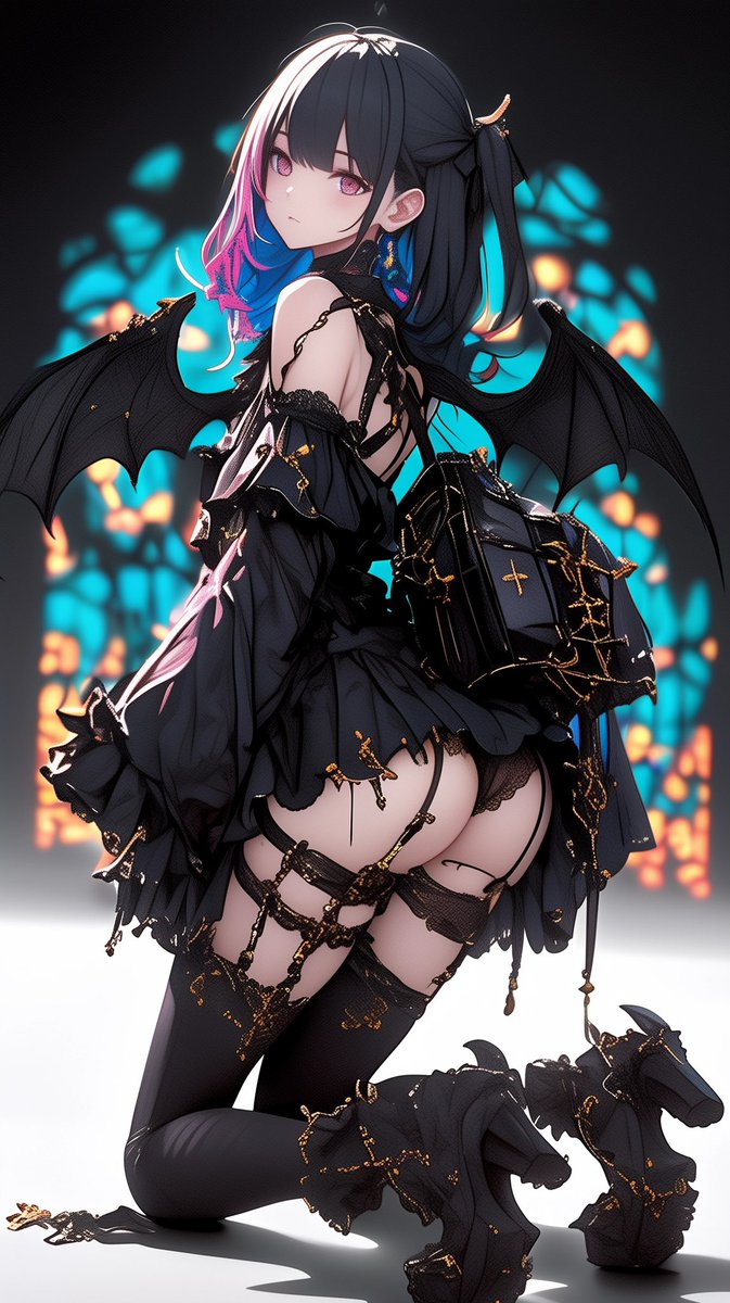 ai_anime_mia's tweet photo. Are you still watching me? Don't you know it's rude to stare? https://t.co/xjs3omJnEG