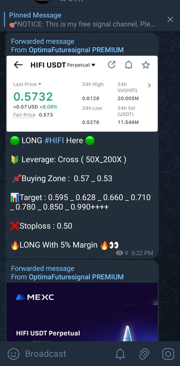 #HIFI $HIFI Massive Take Profits in the 💰💪 

Join our free telegram channel t.me/dexfuturestrade… for more info. 

#HIFIUSDT