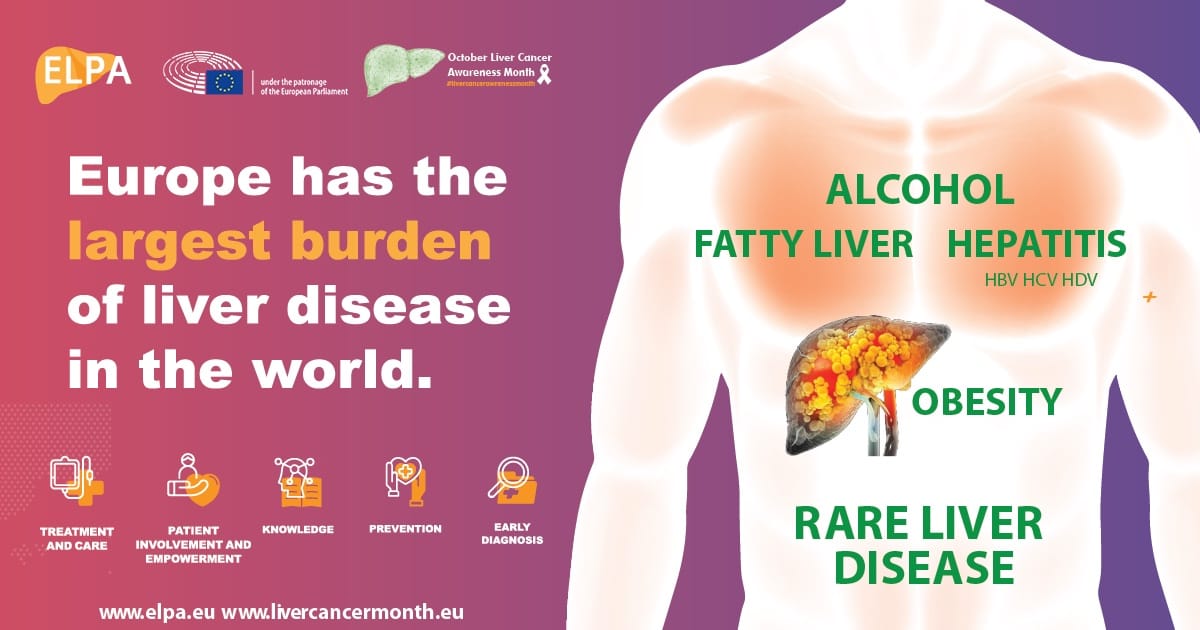 EuropeLiver's tweet photo. 🛑 Europe carries the world's heaviest burden of liver disease🛑 #OneLiver #OneLife 

Did you know? Liver disease is the only major cause of death still increasing every year in Europe. Conditions like #alcohol-related liver damage, #obesity, #hepatitis B, C, D, #fattyliver )disease #MASLD #MASH and #RareLiverDiseases affect millions, often progressing silently without symptoms.

🚨 #LiverCancer is one of the fastest-growing cancer types, but early #detection can #dramatically #improve survival rates. This is why early #screening and #awareness are critical.

With the patronage of Roberta Metsola , President of the European Parliament, we’re stronger in our fight this #EuropeanLiverScreeningWeek.  #LiverCancerAwarenessMonth  we can:

✅ Reduce #liverdisease and #LiverCancer by promoting early diagnosis
✅ #Empower patients and families with knowledge  
✅ ocus on #prevention, effective #treatment, and #care

🔎 Let’s change the #narrative. Spread the word, advocate for #screening, and take steps toward a healthier future for Europe. Your #liverhealth matters!

#EUCancerPlan #hope #EUHealthUnion 

#LiverHealth #LiverCancerAwareness #EuropeanLiverScreeningWeek #RobertaMetsola #EarlyDetection #PreventionFirst #SaveLives #EUHealthLeadership

@my_ueg @myESMO @ILCAnews @EASLnews @EASLedu @Marko_Korenjak @MKDmilanM @VeronikaVsetic @BeaCredi @mromerogomez @DebbieShawcros1 @ECPObesity @